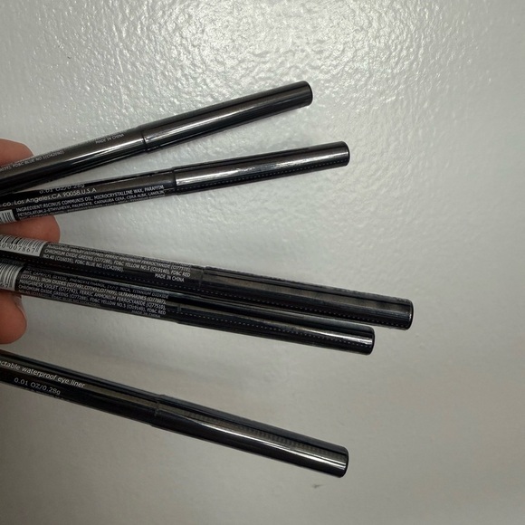 Other - Set of 5 Black Eyeliner Pencils Waterproof